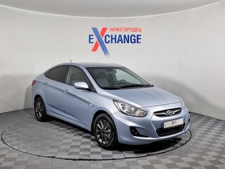 2011 Hyundai Solaris I, голубой, 579000 рублей, вид 3