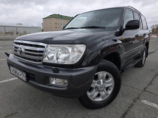 2007 Toyota Land Cruiser 100 Series Рестайлинг 2, чёрный, 2599000 рублей, вид 3