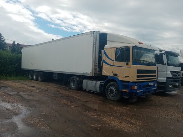 1996 DAF 95, жёлтый, 910000 рублей