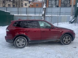 2009 BMW X3 20d I (E83) Рестайлинг, красный, 1100000 рублей, вид 5