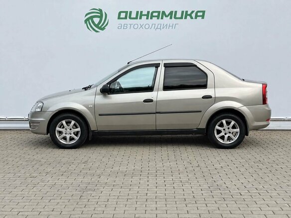 2012 Renault Logan I Рестайлинг, бежевый, 470000 рублей - вид 7