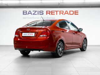 2015 Hyundai Solaris I Рестайлинг, красный, 1219000 рублей, вид 5