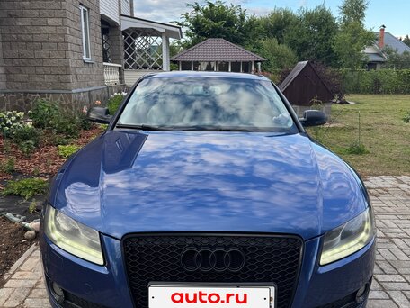 2010 Audi A5 I (8T), синий, 1250000 рублей, вид 2