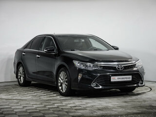 2017 Toyota Camry VII (XV50) Рестайлинг 2, чёрный, 1544000 рублей, вид 3