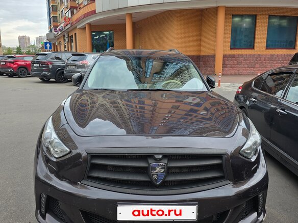 2011 Infiniti FX FX37 II (S51) Рестайлинг, коричневый - вид 3