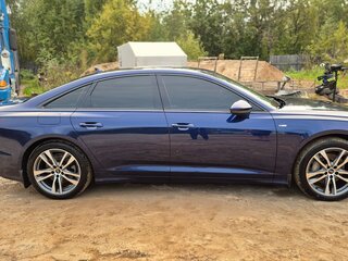 2020 Audi A6 45 TFSI V (C8), синий, 4450000 рублей, вид 4
