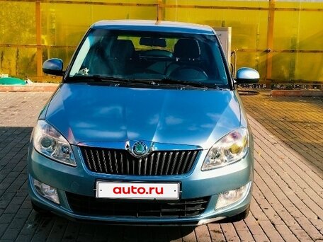 2011 Skoda Fabia II Рестайлинг, голубой, 797000 рублей, вид 2