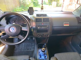 2002 Volkswagen Polo IV, чёрный, 285000 рублей, вид 5