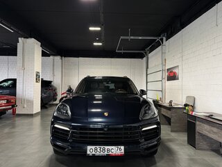 2018 Porsche Cayenne S III, синий, 6300000 рублей, вид 4