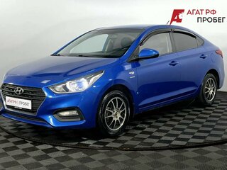 2019 Hyundai Solaris II, синий, 1575000 рублей, вид 2