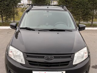 2014 Lada (ВАЗ) Granta I, чёрный, 500000 рублей, вид 1