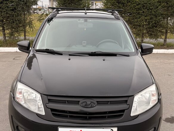2014 Lada (ВАЗ) Granta I, чёрный, 490000 рублей