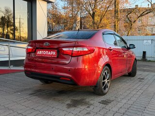 2012 Kia Rio 4-speed III, красный, 929000 рублей, вид 3
