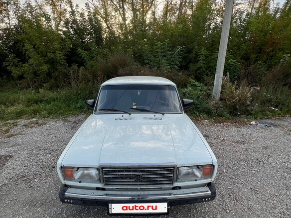 2007 Lada (ВАЗ) 2107, белый, 220000 рублей