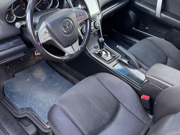 2007 Mazda 6 II (GH), чёрный - вид 3