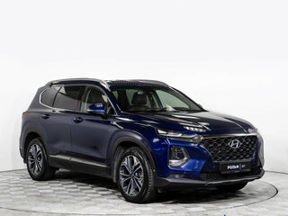 2019 Hyundai Santa Fe IV, синий, 2468000 рублей, вид 2