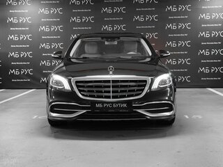 2018 Mercedes-Benz Maybach S-Класс 450 I (X222) Рестайлинг, чёрный, 4500000 рублей, вид 2