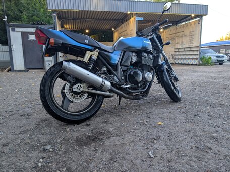1997 Kawasaki ZRX 400, синий, 240000 рублей, вид 2