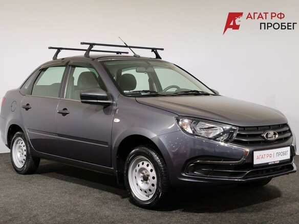 2021 Lada (ВАЗ) Granta I Рестайлинг, серый, 650000 рублей - вид 2