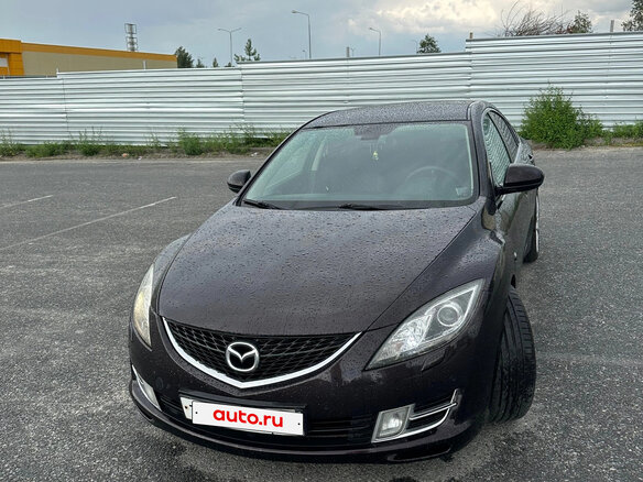 2008 Mazda 6 II (GH), пурпурный, 980000 рублей