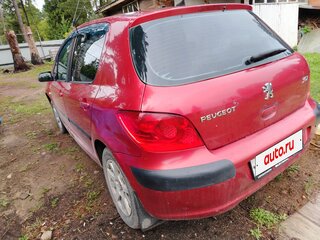 2006 Peugeot 307 I Рестайлинг, красный, 250000 рублей, вид 5