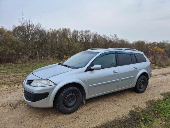 2008 Renault Megane II Рестайлинг, серебристый - вид 5