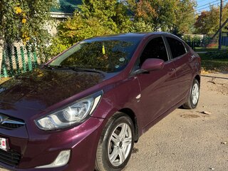 2012 Hyundai Solaris I, фиолетовый, 755000 рублей, вид 2