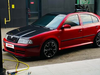 2008 Skoda Octavia I (A4) Рестайлинг, красный, 1000000 рублей, вид 1