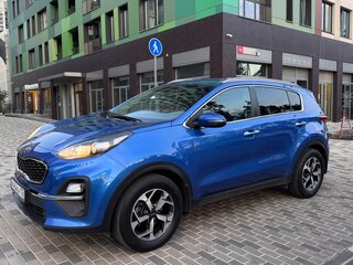 2021 Kia Sportage IV Рестайлинг, синий, 2070000 рублей, вид 1