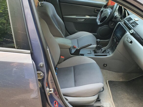 2008 Mazda 3 I (BK) Рестайлинг, серый, 360000 рублей - вид 5