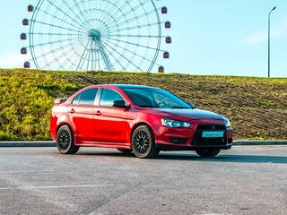 2007 Mitsubishi Lancer X, красный, 580000 рублей, вид 5