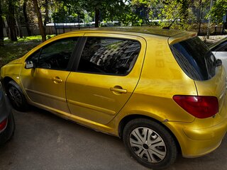 2005 Peugeot 307 I, золотистый, 250000 рублей, вид 3