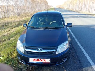 2013 Lada (ВАЗ) Granta I, синий, 450000 рублей, вид 2