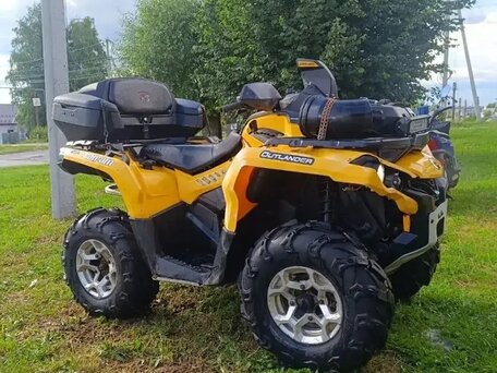 2013 BRP Can-Am Outlander 500, жёлтый, 690000 рублей, вид 4