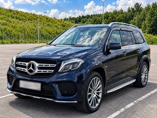 2018 Mercedes-Benz GLS 350 d I (X166), синий, 3900000 рублей, вид 2