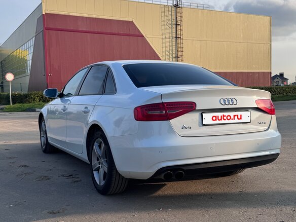 2013 Audi A4 IV (B8) Рестайлинг, белый, 1090000 рублей - вид 9