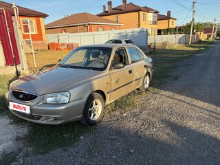 2002 Hyundai Accent ТагАЗ II, бежевый, 230000 рублей, вид 2