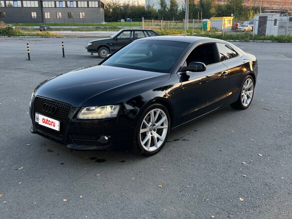 2009 Audi A5 I (8T), чёрный, 980000 рублей