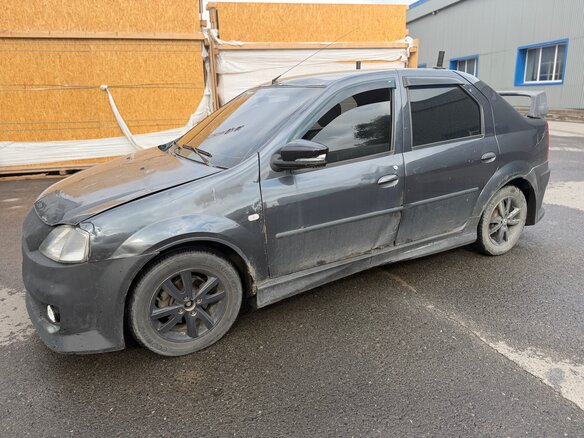 2007 Renault Logan I, серый, 260000 рублей - вид 9
