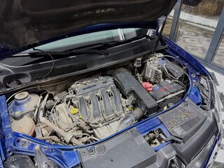 2017 Renault Logan II, синий, 850000 рублей, вид 1