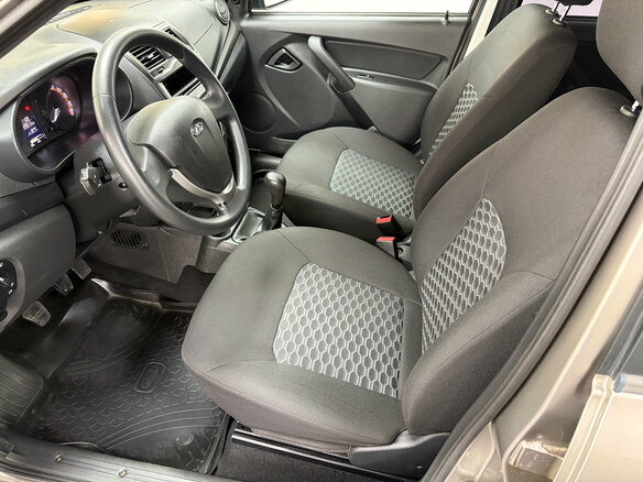 2021 Lada (ВАЗ) Granta I Рестайлинг, серый, 472000 рублей - вид 8