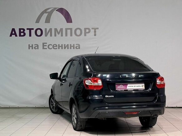 2022 Lada (ВАЗ) Granta I Рестайлинг, чёрный, 690000 рублей - вид 3
