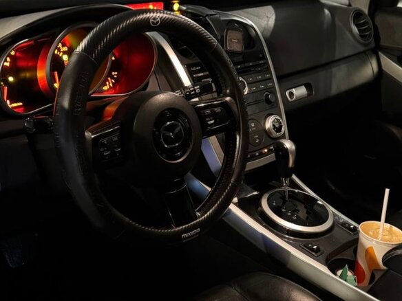 2008 Mazda CX-7 I, синий, 500000 рублей - вид 3