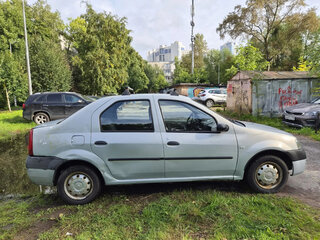 2009 Renault Logan I, серый, 262000 рублей, вид 3