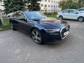 2019 Audi A6 45 TFSI V (C8), синий, 3200000 рублей, вид 2