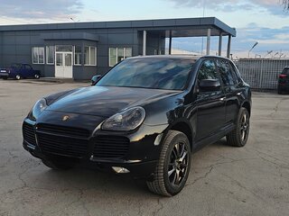 2006 Porsche Cayenne I (955), чёрный, 1120000 рублей, вид 2