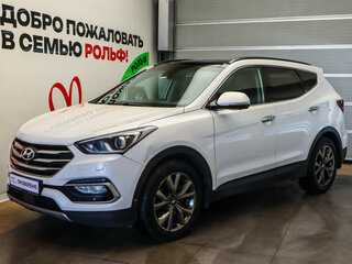 2017 Hyundai Santa Fe III Рестайлинг, белый, 2200000 рублей, вид 1