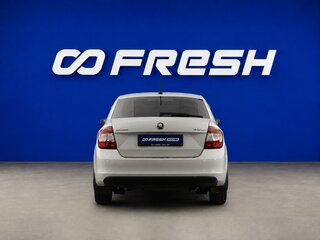 2019 Skoda Rapid I Рестайлинг, белый, 1495444 рублей, вид 4