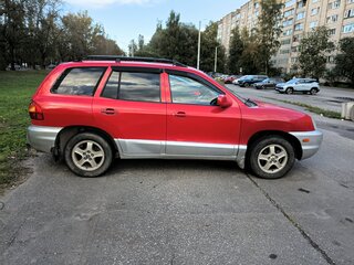 2003 Hyundai Santa Fe I, красный, 415000 рублей, вид 2