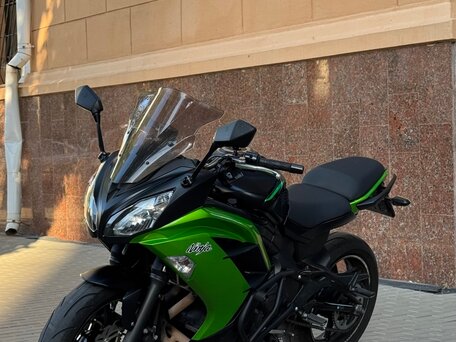 2014 Kawasaki ER-6F (Ninja 650R), зелёный, 497000 рублей, вид 3